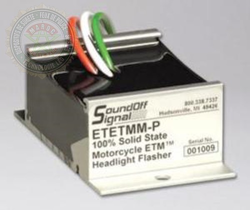 Motorcycle Flasher, pulsating at 3.6 f.p.s.
